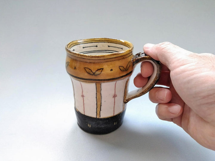 Mug Amber Leaves and Tokusa - Crafted By Jun Kato