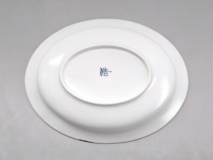 Rim Oval Plate Rim rust White mat - Crafted By Koyo Kiln