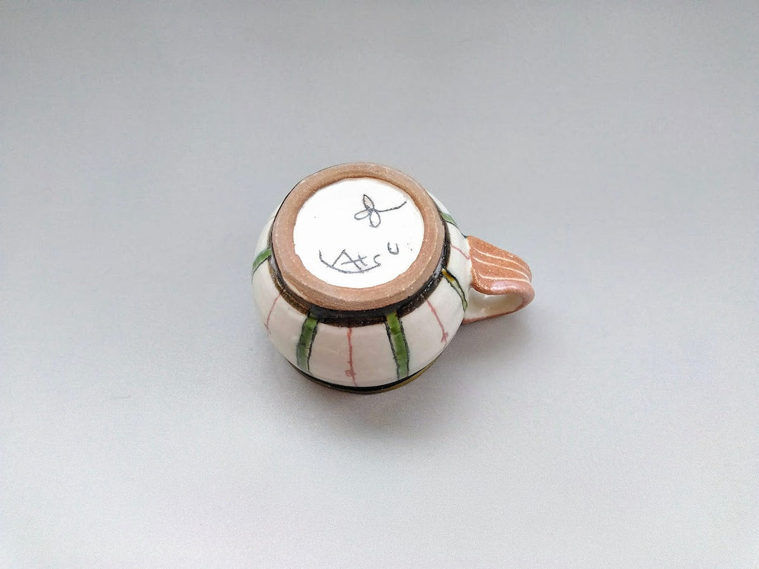 Maru Mug Scraping Zigzag and Tokusa - Crafted By Jun Kato