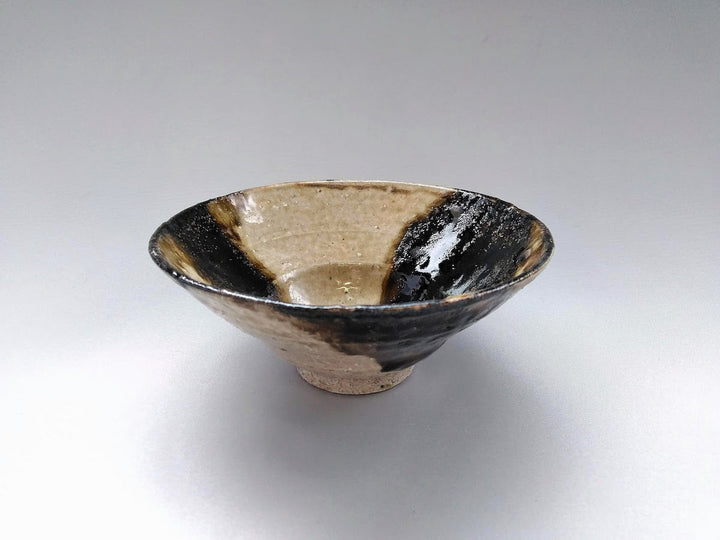 Iron-Glazed Rim Deep Bowl - Crafted By Seiji Okuda
