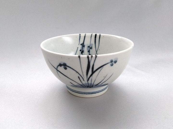 Old Underglazed grass Pattern kurawanka Small Bowl - Crafted By Pottery Ao