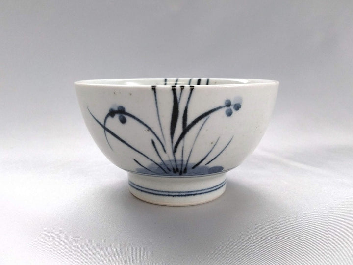 Old Underglazed grass Pattern kurawanka Small Bowl - Crafted By Pottery Ao
