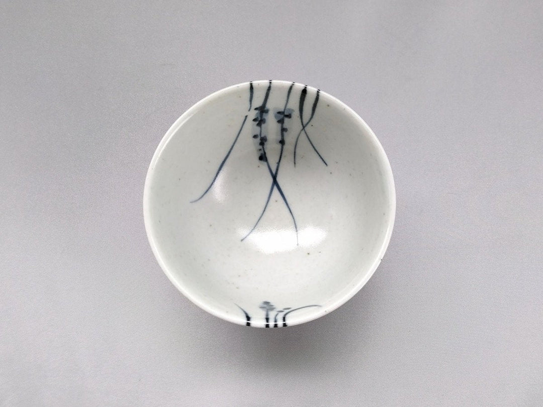 Old Underglazed grass Pattern kurawanka Small Bowl - Crafted By Pottery Ao