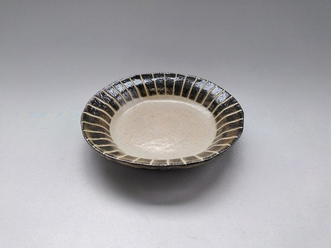 Slip Trailing Rim Plate Small - Crafted By Seisaku Kusaka/Mari
