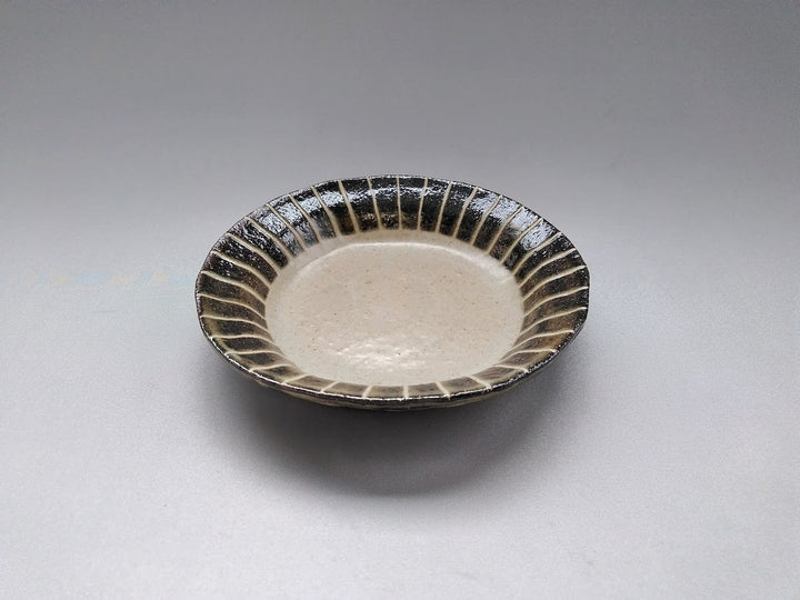 Slip Trailing Rim Plate Small - Crafted By Seisaku Kusaka/Mari