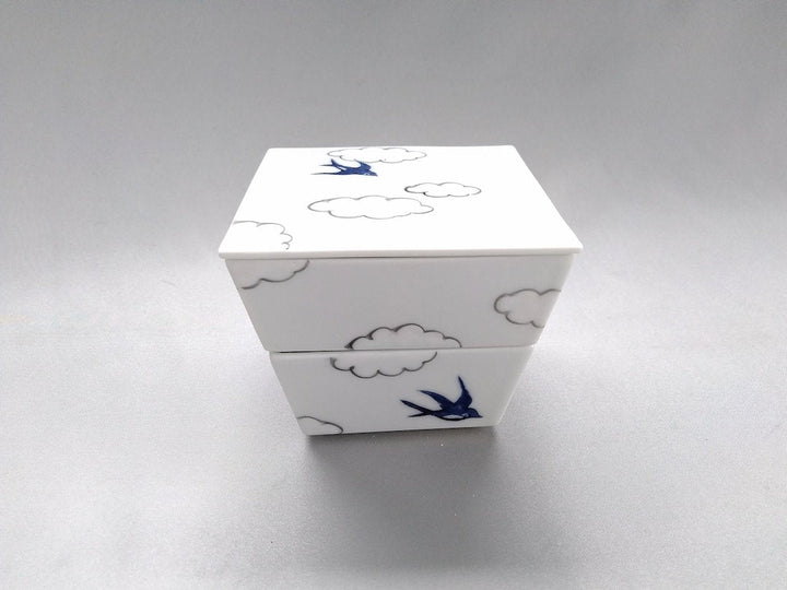 Cloud swallow two-tieRed heavy - Crafted By Tokushichi Kiln
