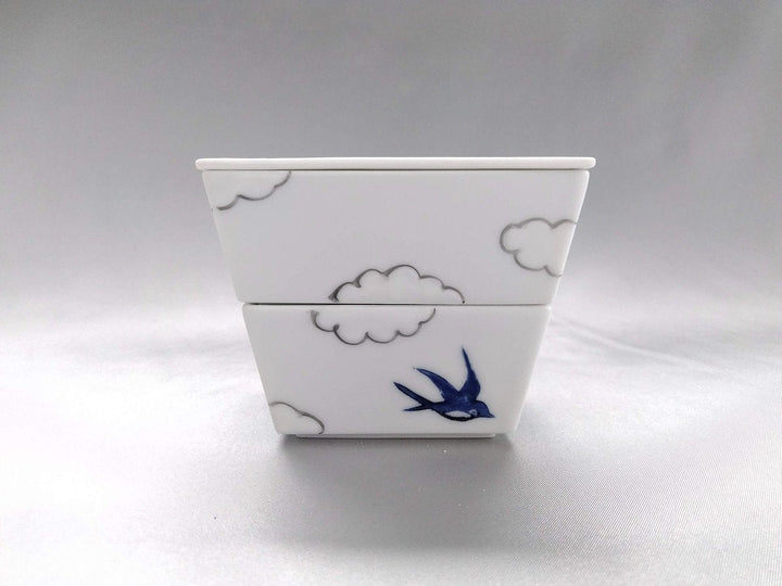 Cloud swallow two-tieRed heavy - Crafted By Tokushichi Kiln