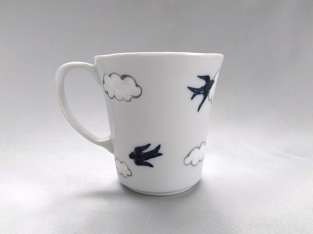 Cloud Swallow Mug - Crafted By Tokushichi Kiln