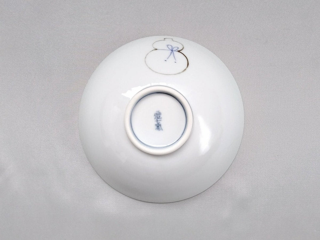 Imari Gourd Flat Bowl - Crafted By Tokushichi Kiln