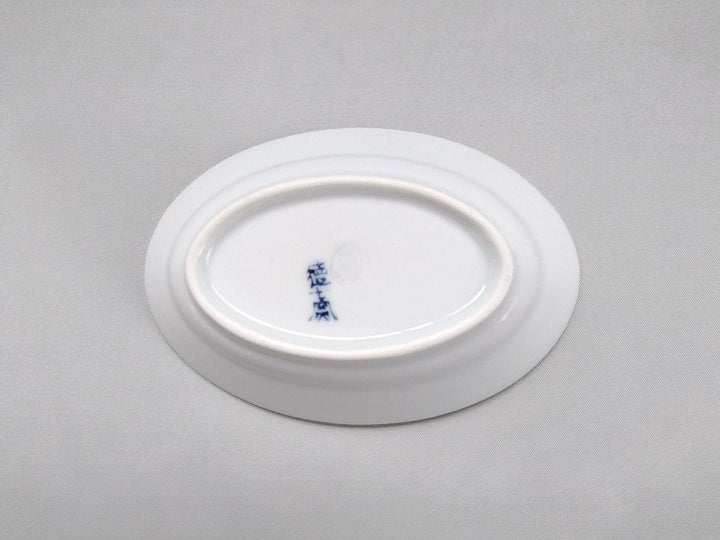 Colored Chrysanthemum Oval Bowl Small - Crafted By Tokushichi Kiln