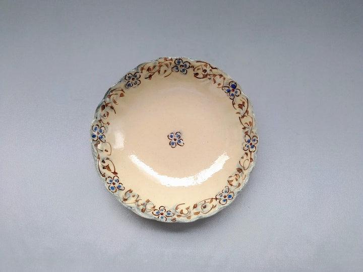 Annam Aoe Arabesque 6-Sun Chrysanthemum Bowl - Crafted By Masaaki Hibino