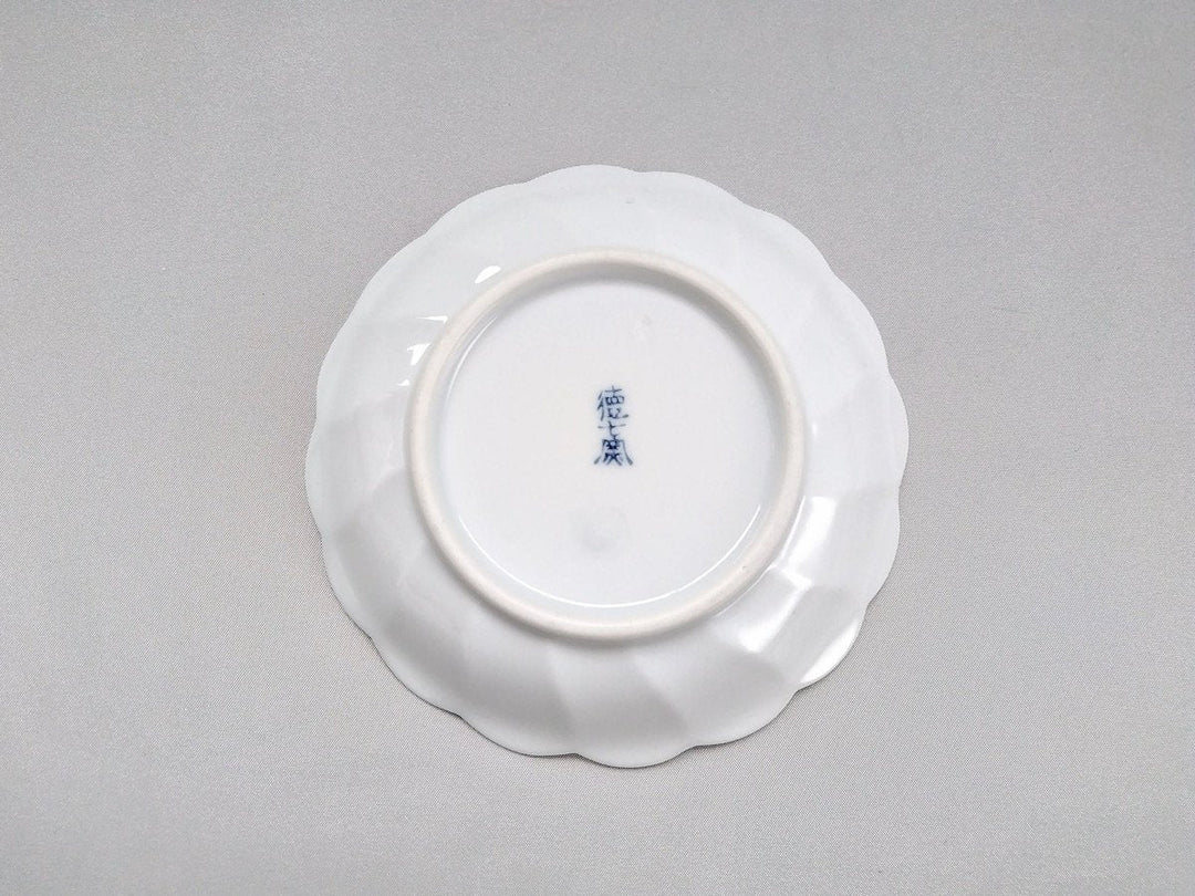 Petal Pattern 4-Sun Plate White - Crafted By Tokushichi Kiln