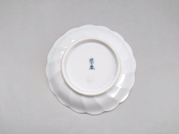 Petal Pattern 4-Sun Plate White - Crafted By Tokushichi Kiln
