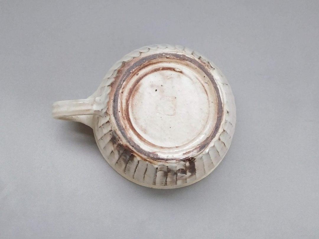 Iron Speckled Line-Carved Soup Cup Straight - Crafted By Furutani Pottery