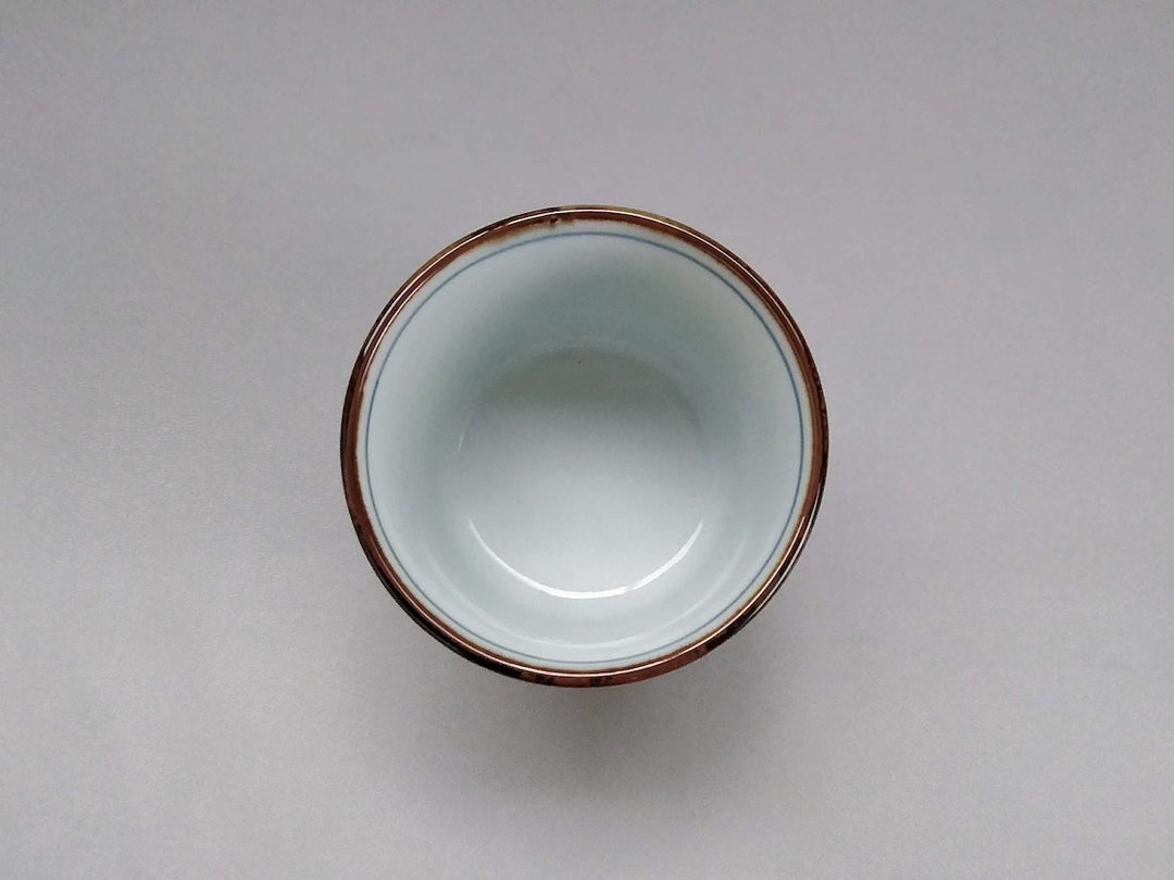 Sometsuke Shochikubai Soba Cup - Crafted By Kanemon Kiln