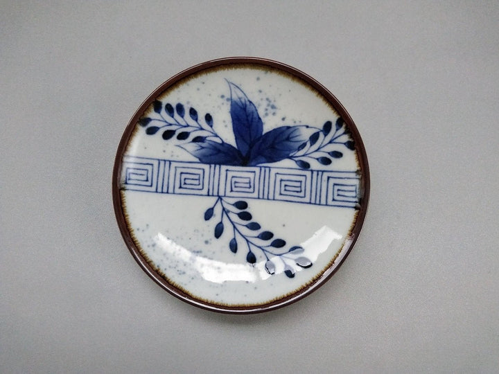 Sometsuke Hagi Small Plate - Crafted By Kanemon Kiln