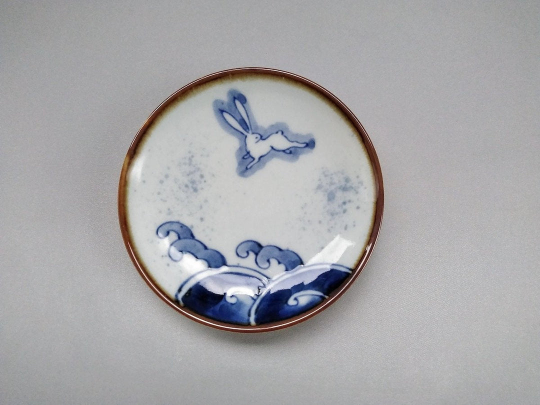 Tinted Rabbit Small Plate - Crafted By Kanemon Kiln