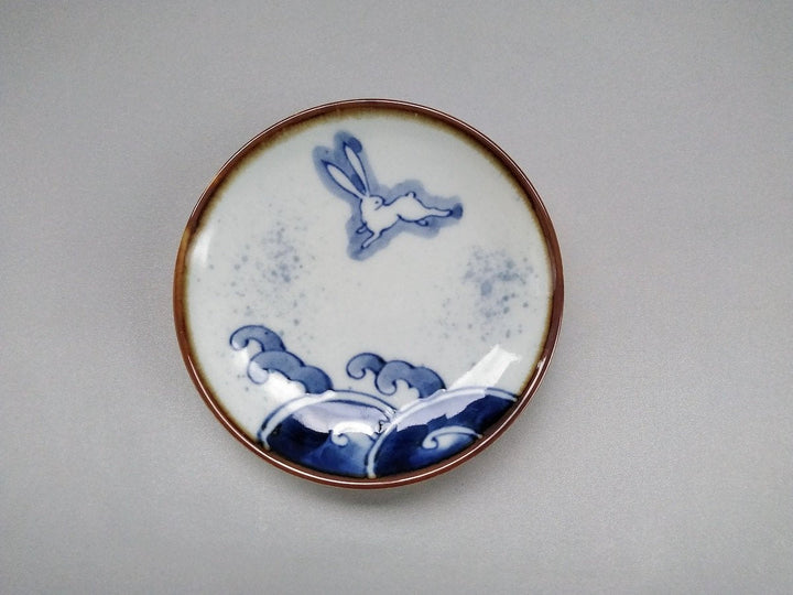 Tinted Rabbit Small Plate - Crafted By Kanemon Kiln