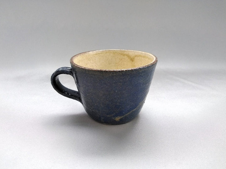 Painted Slip demitasse Blue - Crafted By Takuya Ohara
