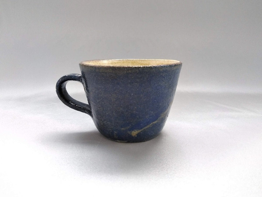Painted Slip demitasse Blue - Crafted By Takuya Ohara