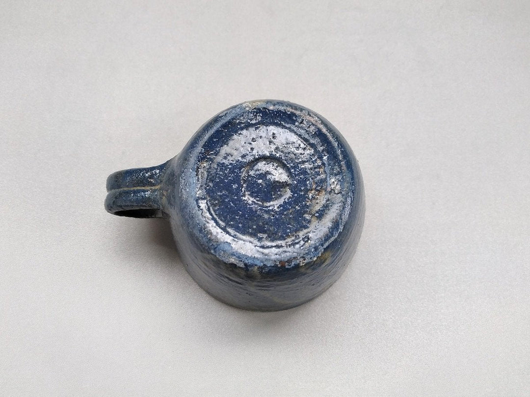 Painted Slip demitasse Blue - Crafted By Takuya Ohara