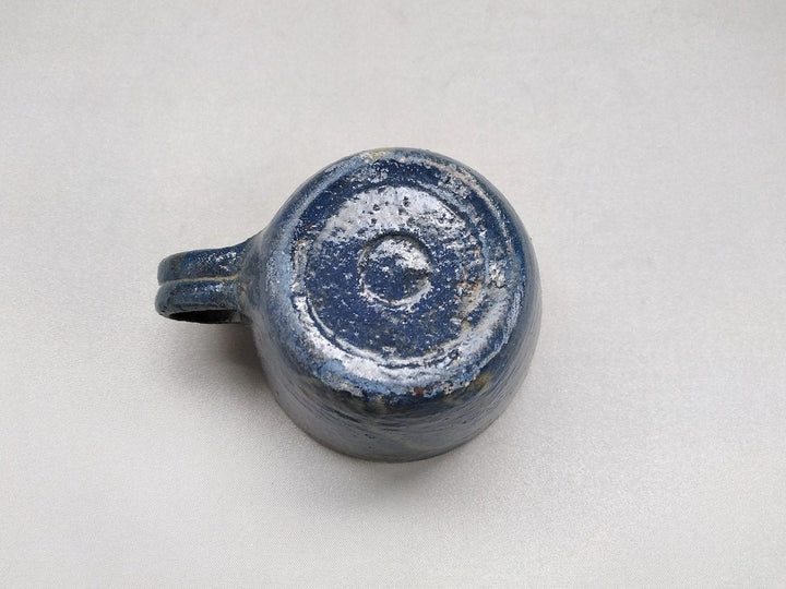 Painted Slip demitasse Blue - Crafted By Takuya Ohara