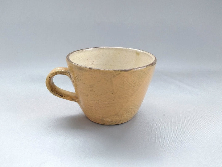 Painted Slip demitasse Yellow - Crafted By Takuya Ohara