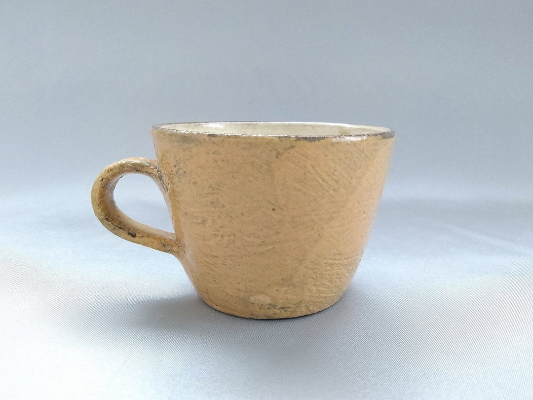 Painted Slip demitasse Yellow - Crafted By Takuya Ohara
