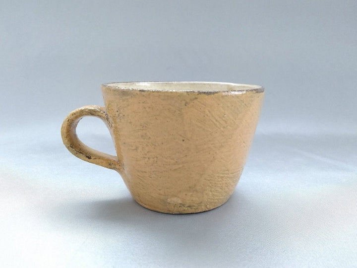 Painted Slip demitasse Yellow - Crafted By Takuya Ohara