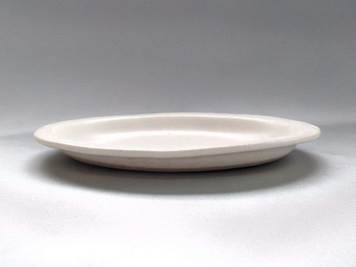 Color Matte Oval Plate M White - Crafted By Takuya Ohara