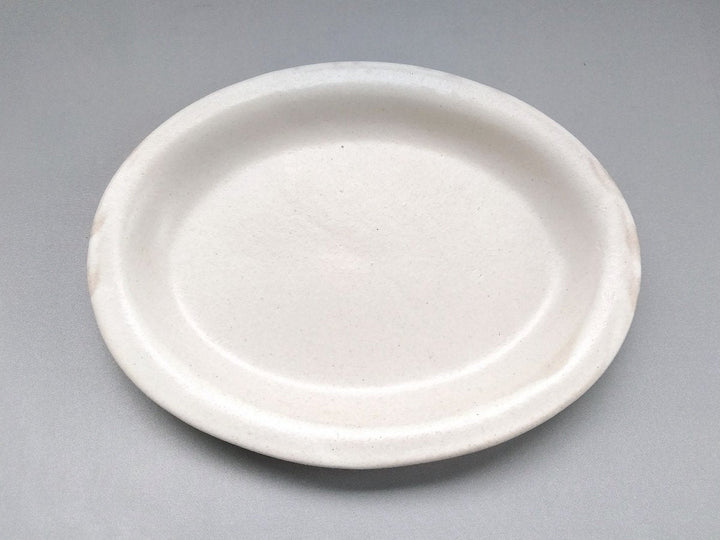 Color Matte Oval Plate M White - Crafted By Takuya Ohara