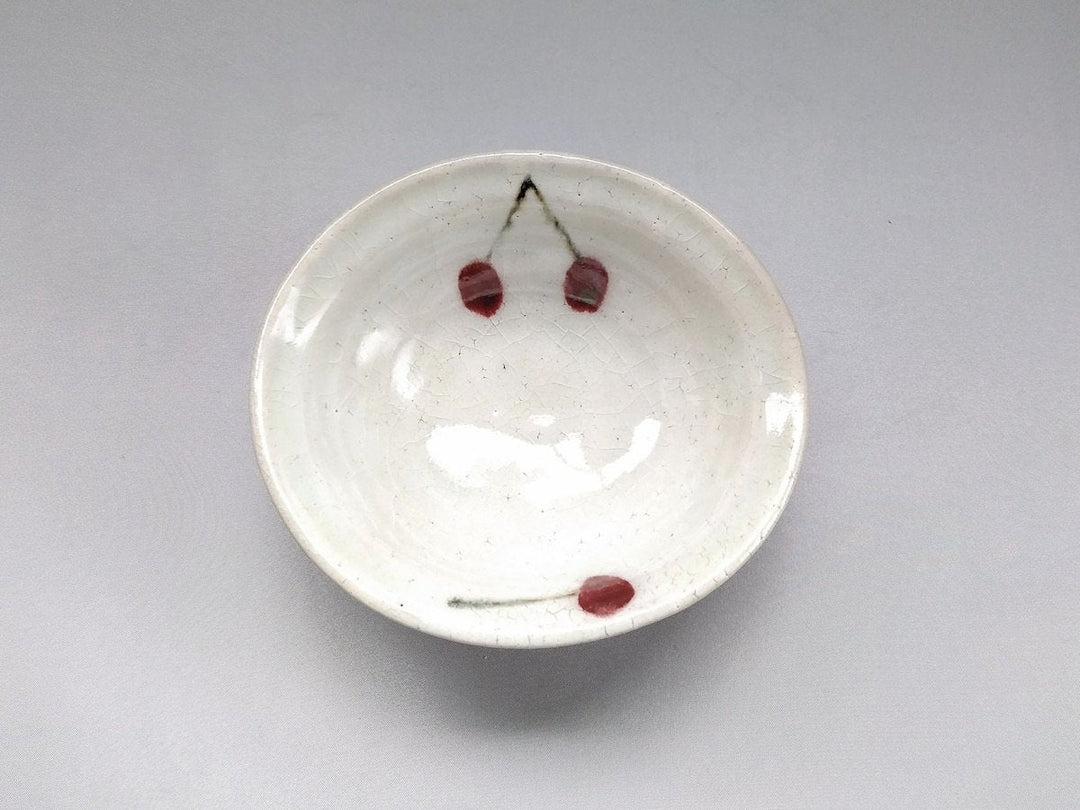 Cherry bending Small Bowl - Crafted By Iwao Pottery