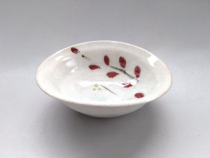 Red Leaf deflection Small Bowl - Crafted By Iwao Pottery