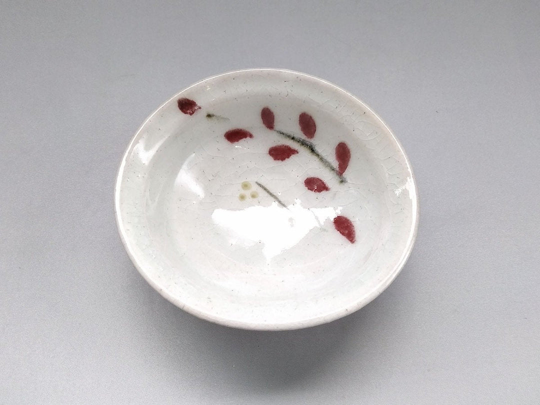 Red Leaf deflection Small Bowl - Crafted By Iwao Pottery
