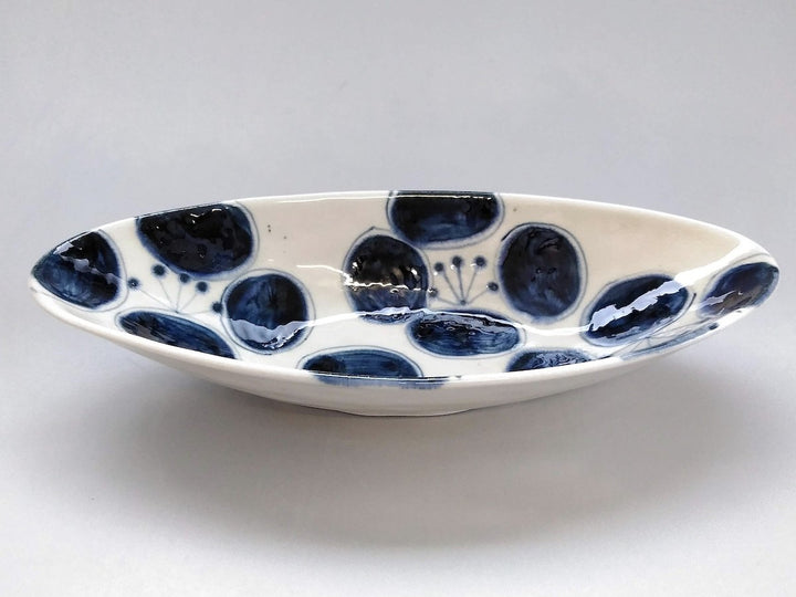 Hana Camellia boat dish - Crafted By Sozan Kiln