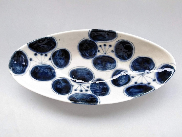 Hana Camellia boat dish - Crafted By Sozan Kiln
