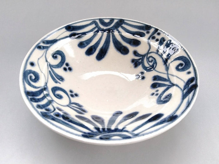 Annam Vine Arabesque 6-Sun Rim Bowl - Crafted By Sozan Kiln