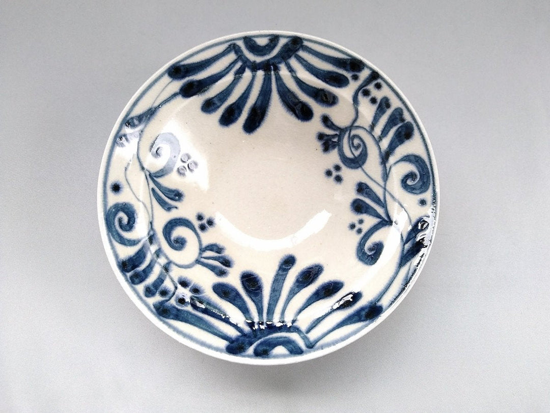 Annam Vine Arabesque 6-Sun Rim Bowl - Crafted By Sozan Kiln