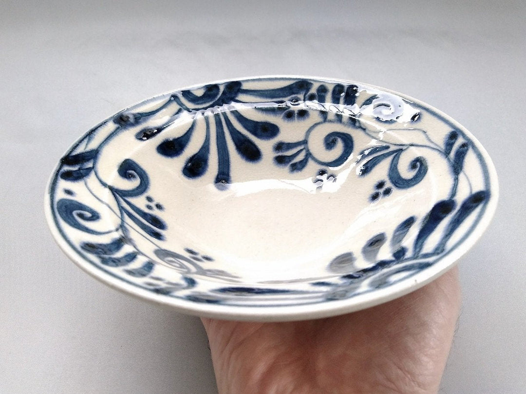 Annam Vine Arabesque 6-Sun Rim Bowl - Crafted By Sozan Kiln
