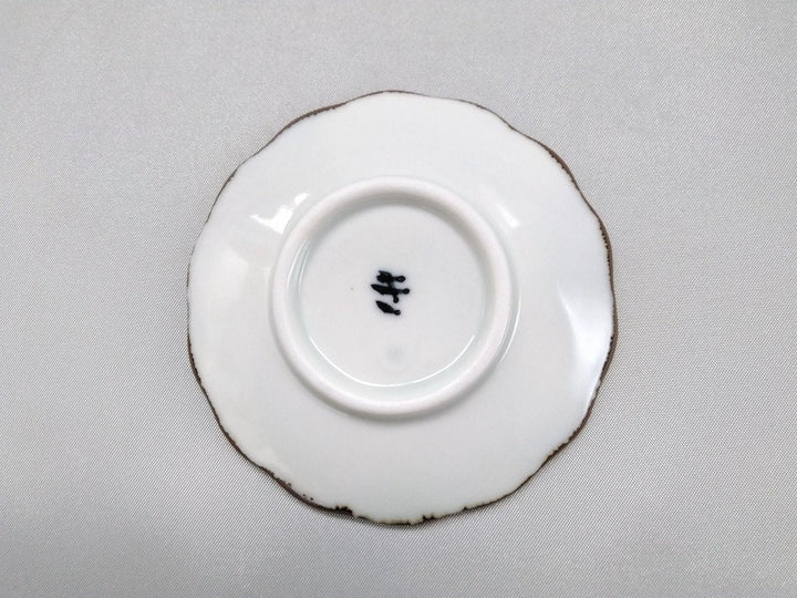 Red pea Plate Camellia - Crafted By Soramoe Pottery