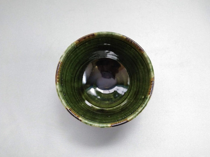 Oribe White Square Patterned Rice Bowl Large - Crafted By Shinji Akane