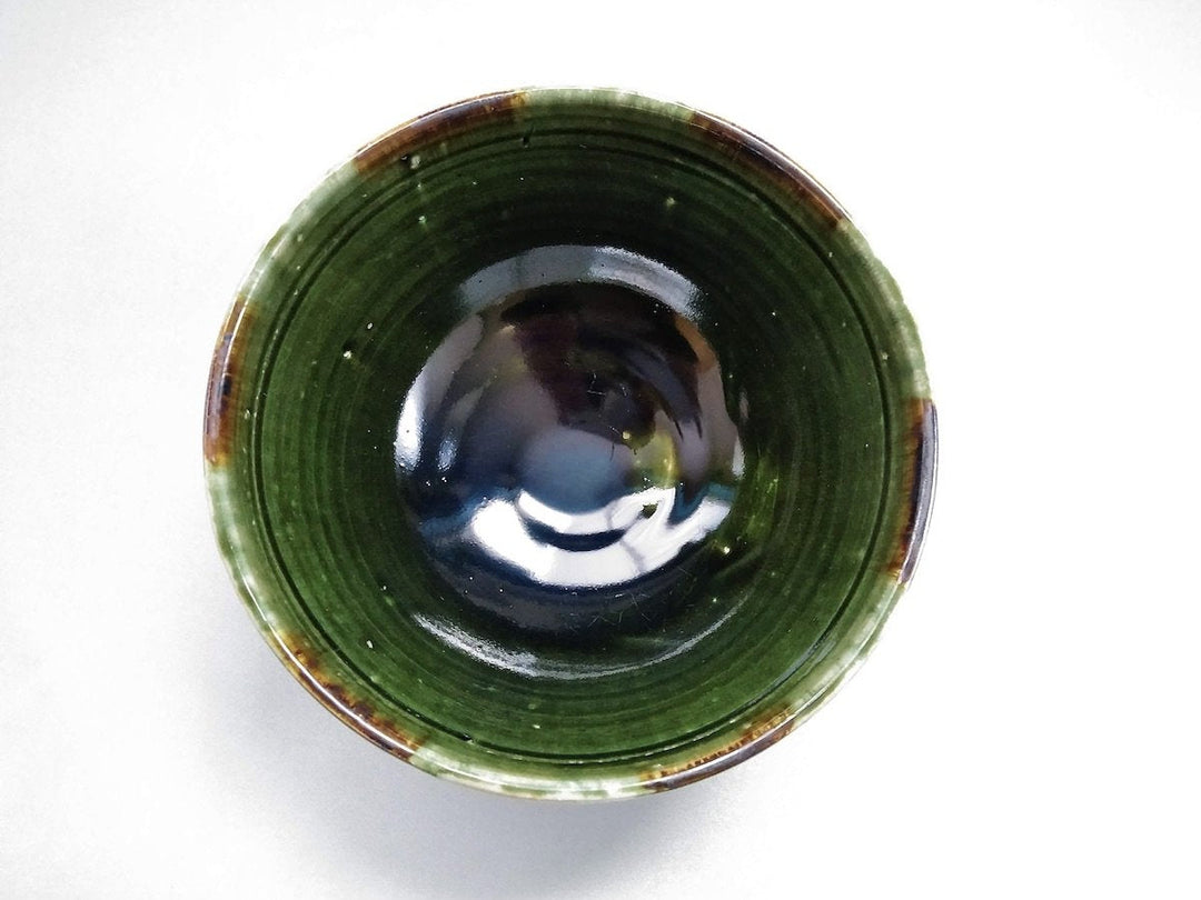 Oribe White Square Pattern Bowl - Crafted By Shinji Akane