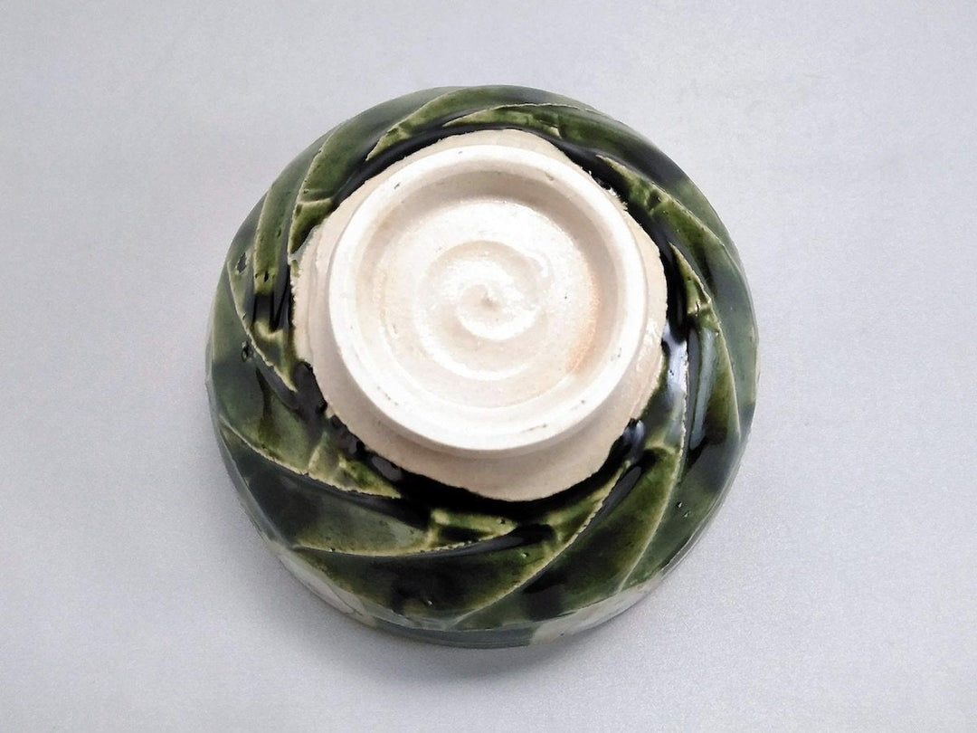 Oribe White Square Pattern Bowl - Crafted By Shinji Akane
