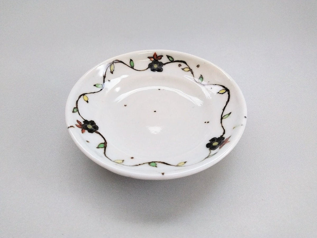 Colored Flower algae 3-Sun Plate - Crafted By Hidemasa Miyake