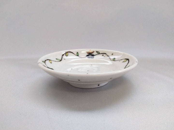 Colored Flower algae 3-Sun Plate - Crafted By Hidemasa Miyake