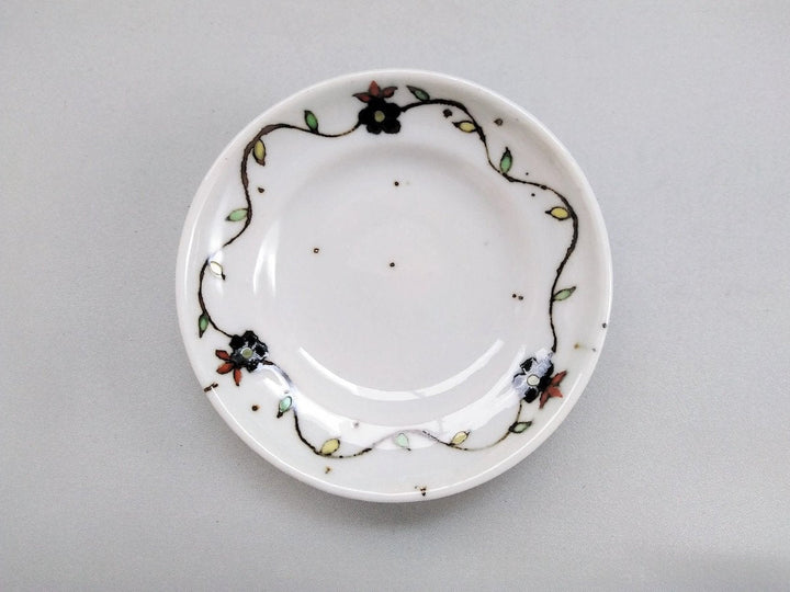Colored Flower algae 3-Sun Plate - Crafted By Hidemasa Miyake