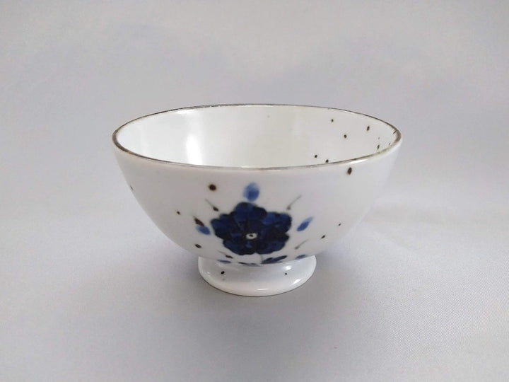 Sometsuke Flower Pattern Rice Bowl — Hand-Glazed Japanese Porcelain by My Store