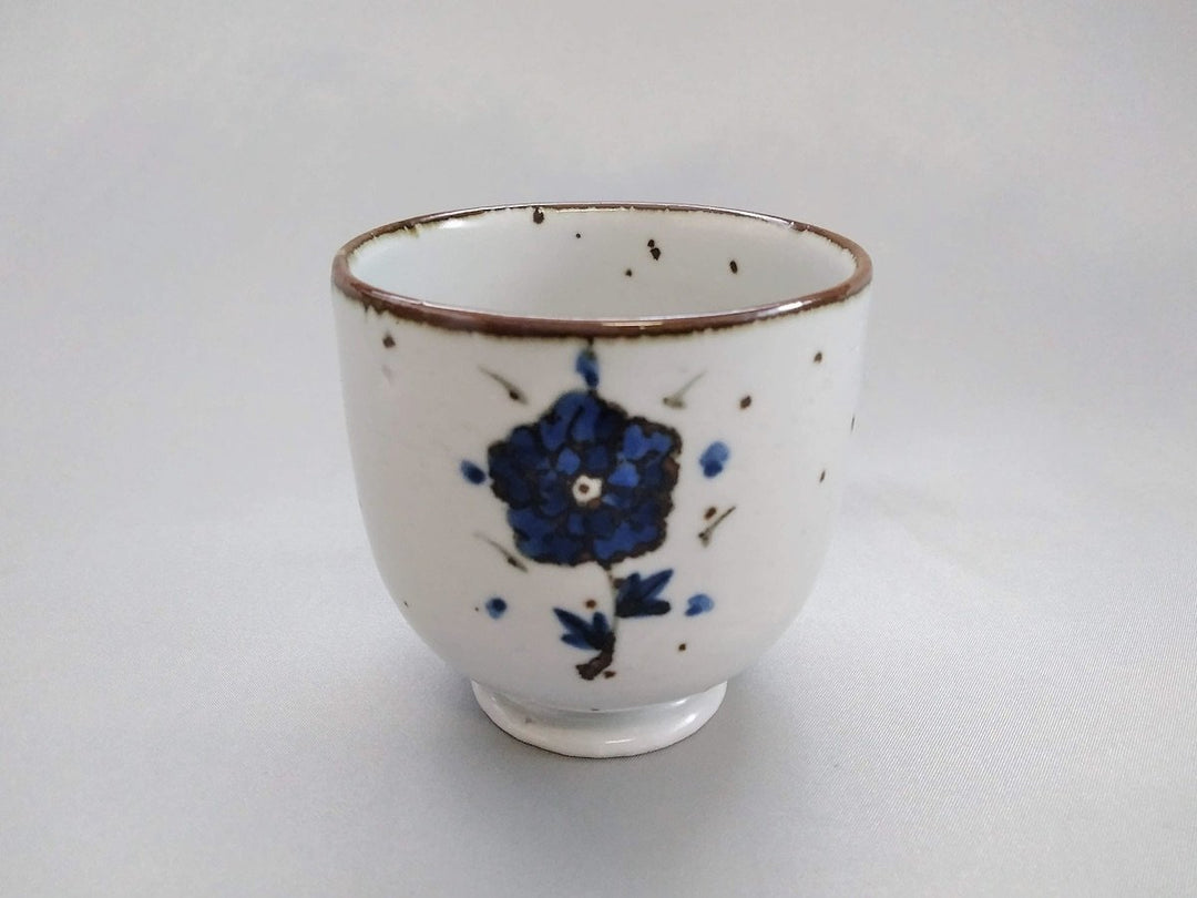 Underglazed Flower Pattern Tea Cup - Crafted By Hidemasa Miyake