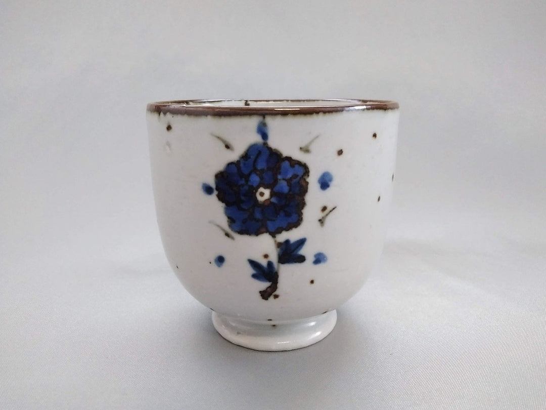 Underglazed Flower Pattern Tea Cup - Crafted By Hidemasa Miyake