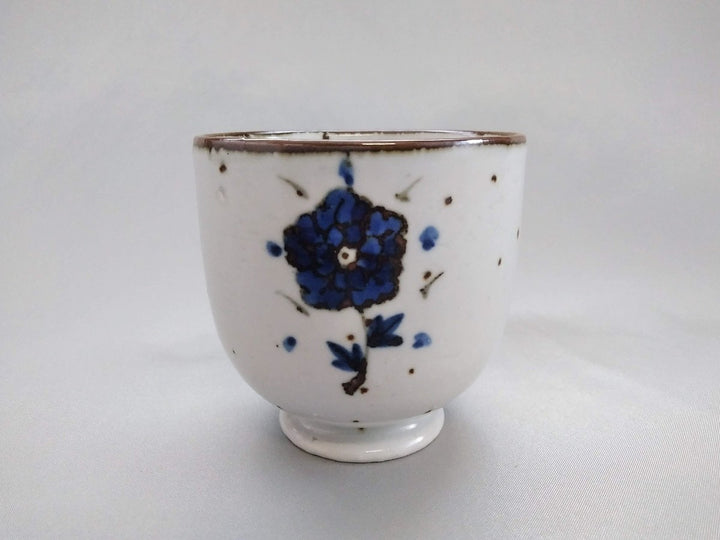 Underglazed Flower Pattern Tea Cup - Crafted By Hidemasa Miyake
